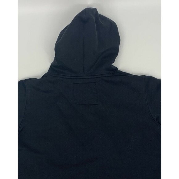 Girl's Under Armour Semi-Fitted Coldgear Sweatshirt Hoodie Black Purple UA Small - Picture 10 of 10